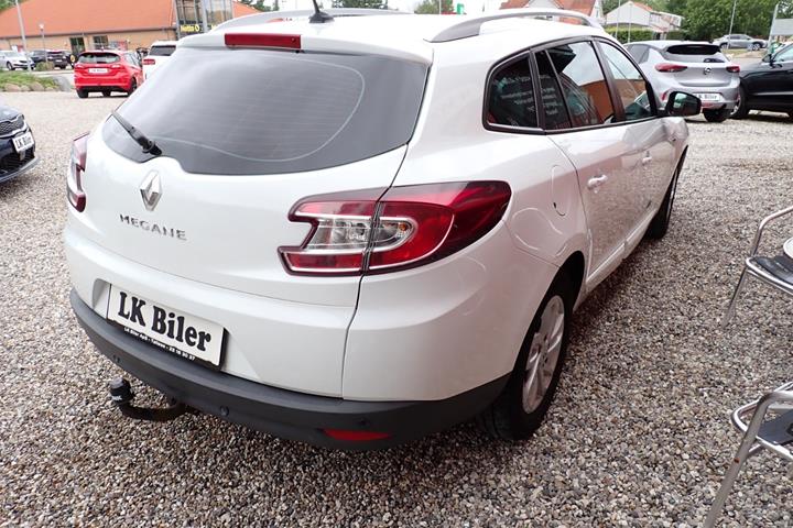 Hvid Renault Megane III fra 2014