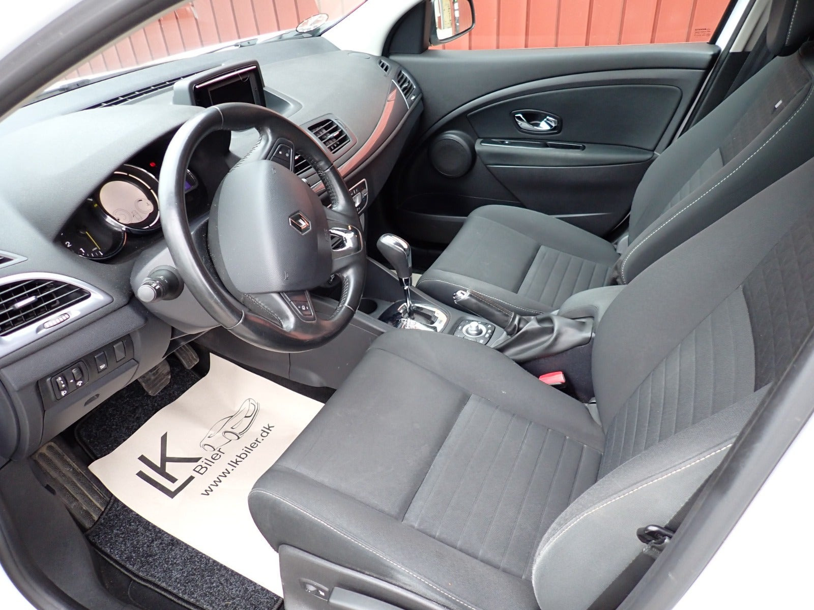 Hvid Renault Megane III fra 2014