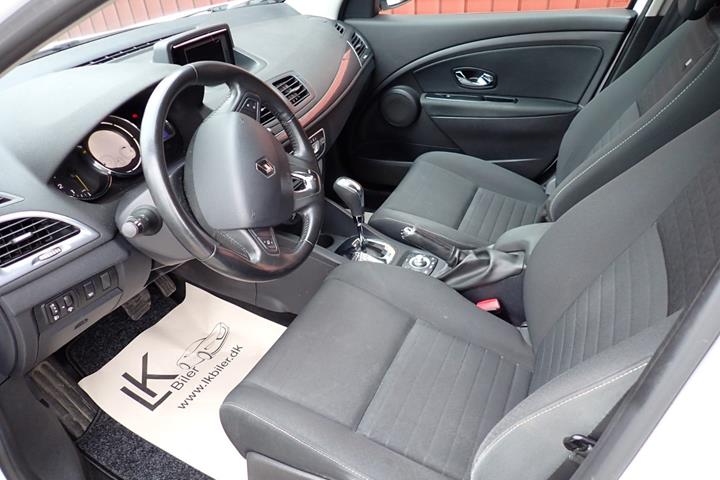 Hvid Renault Megane III fra 2014