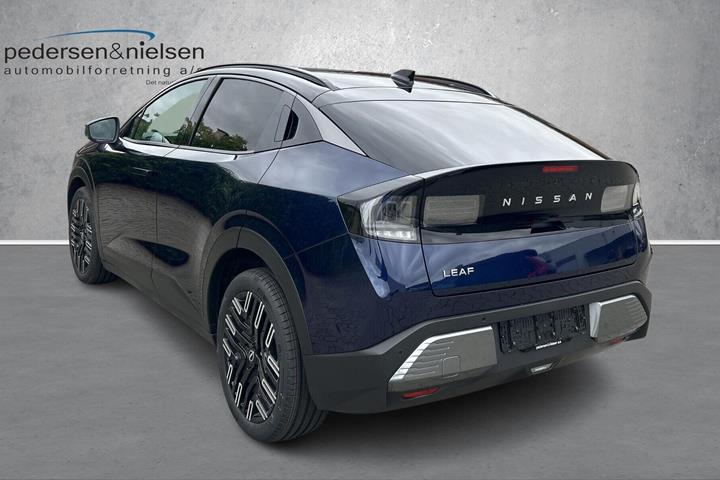 Blå Nissan Leaf fra 2026