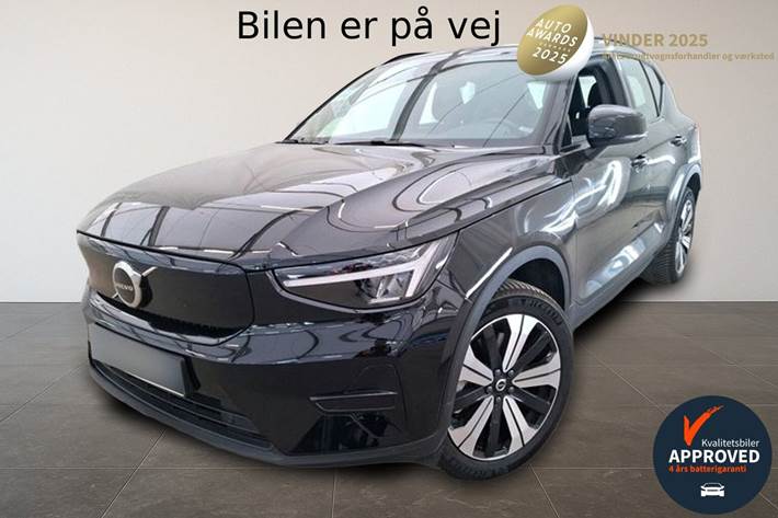 Sort Volvo XC40 fra 2023
