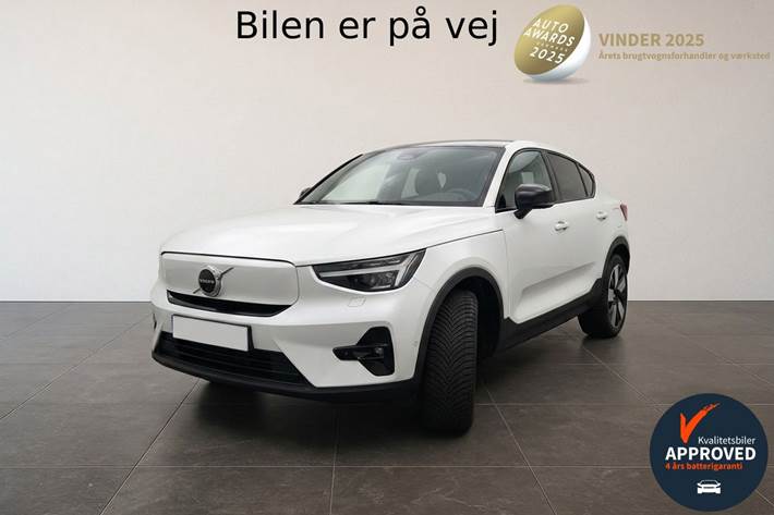 Hvid Volvo C40 fra 2023