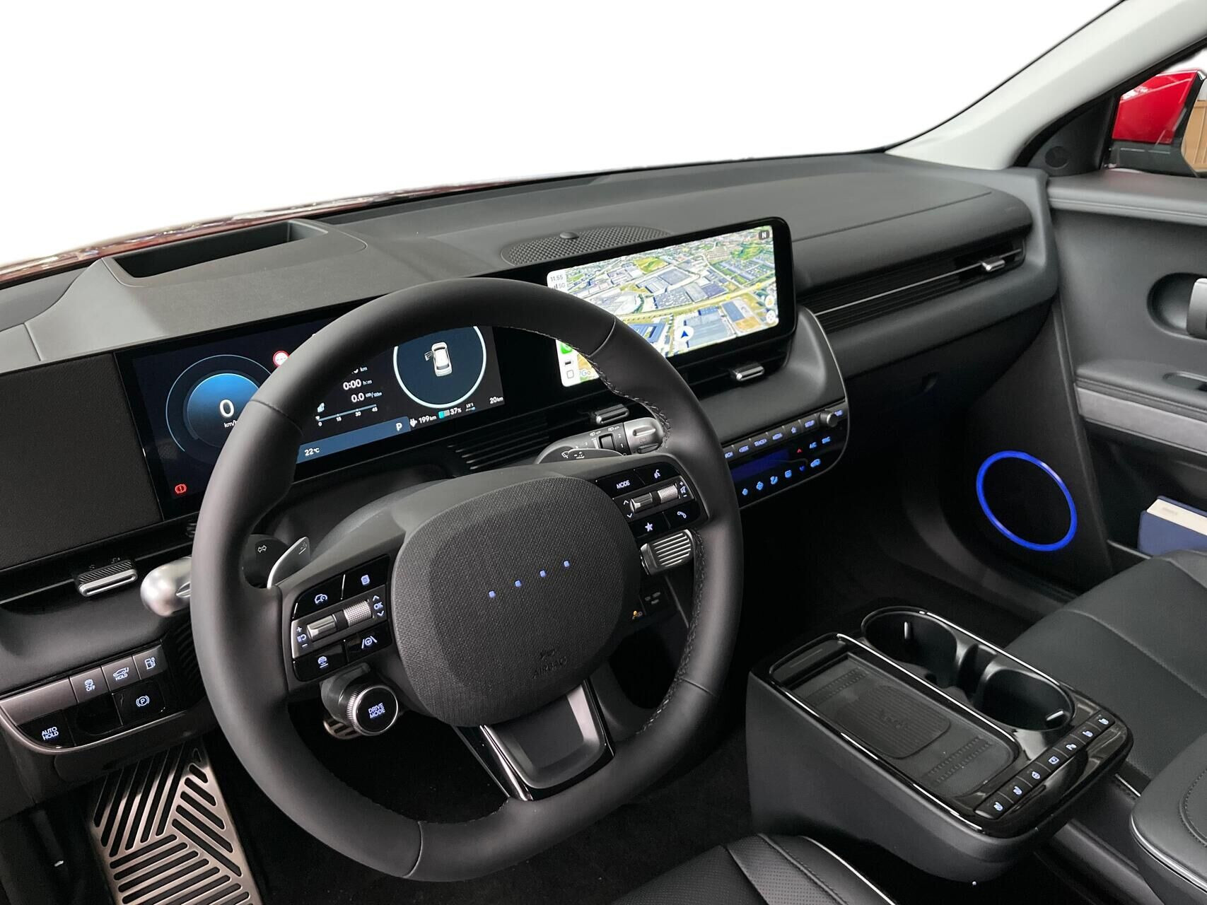 Rød Hyundai Ioniq 5 fra 2026