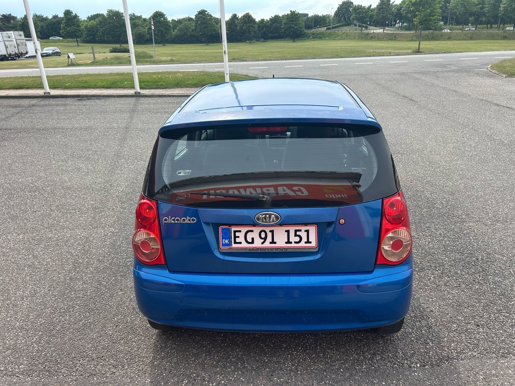 Blå Kia Picanto fra 2009