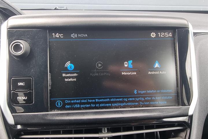 Sort Peugeot 208 fra 2018