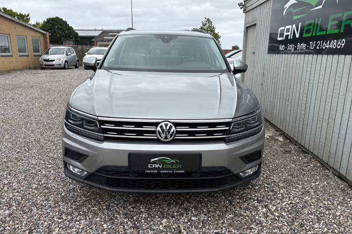 Sølv VW Tiguan fra 2016