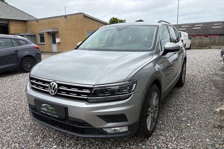 Sølv VW Tiguan fra 2016
