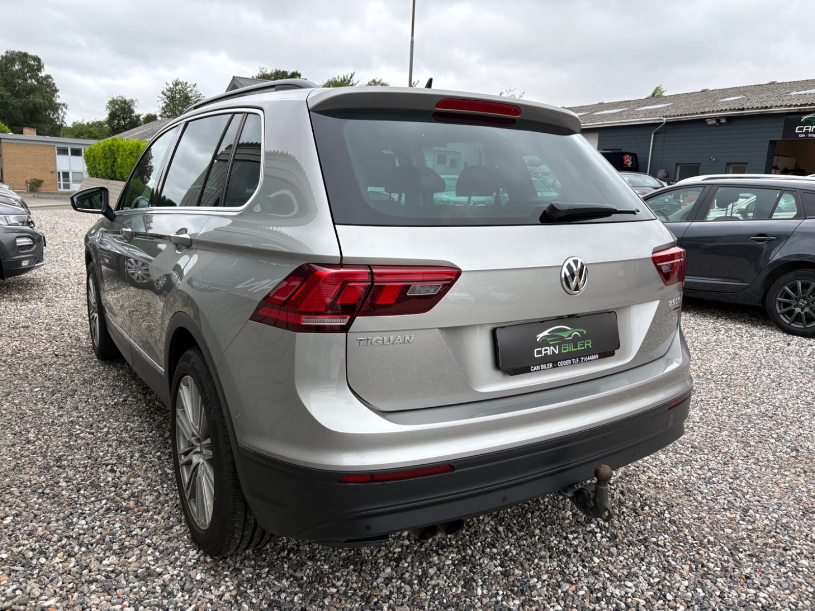 Sølv VW Tiguan fra 2016