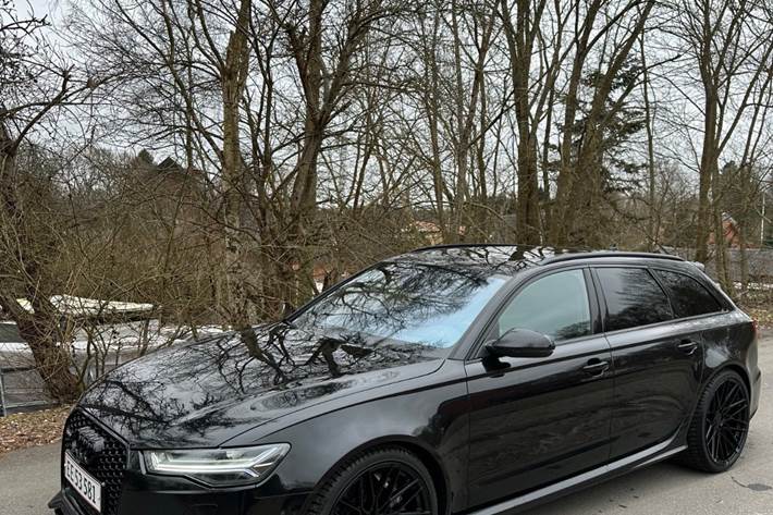 Sort Audi RS6 fra 2017