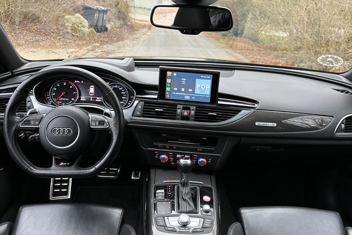 Sort Audi RS6 fra 2017