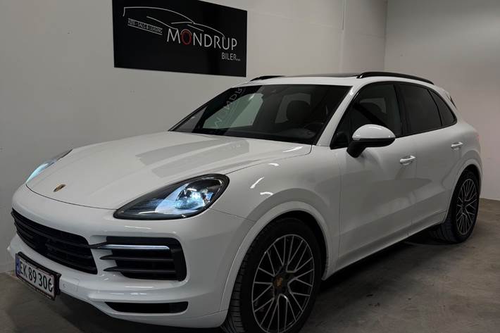 Hvid Porsche Cayenne S fra 2018