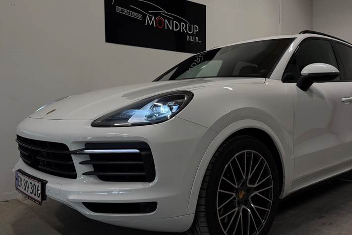 Hvid Porsche Cayenne S fra 2018