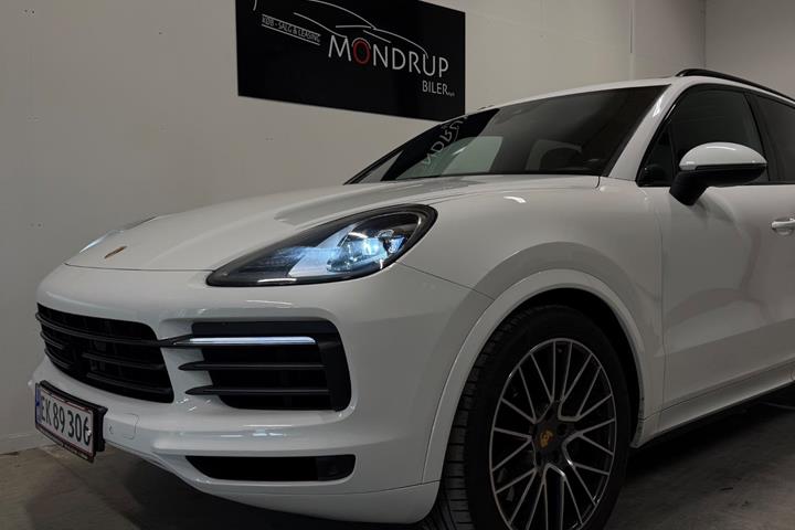 Hvid Porsche Cayenne S fra 2018