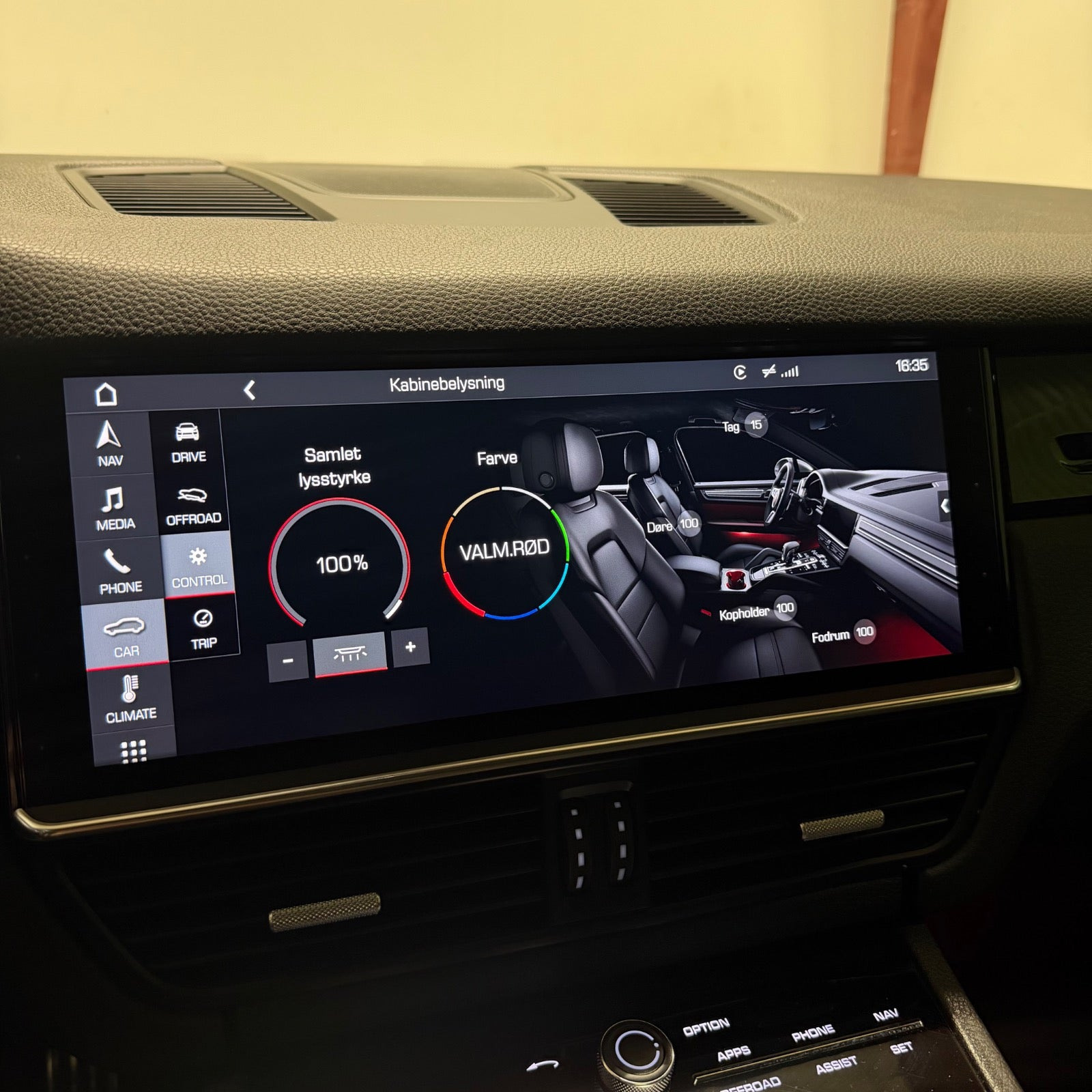 Hvid Porsche Cayenne S fra 2018