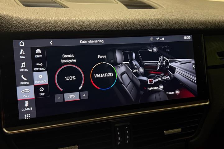 Hvid Porsche Cayenne S fra 2018