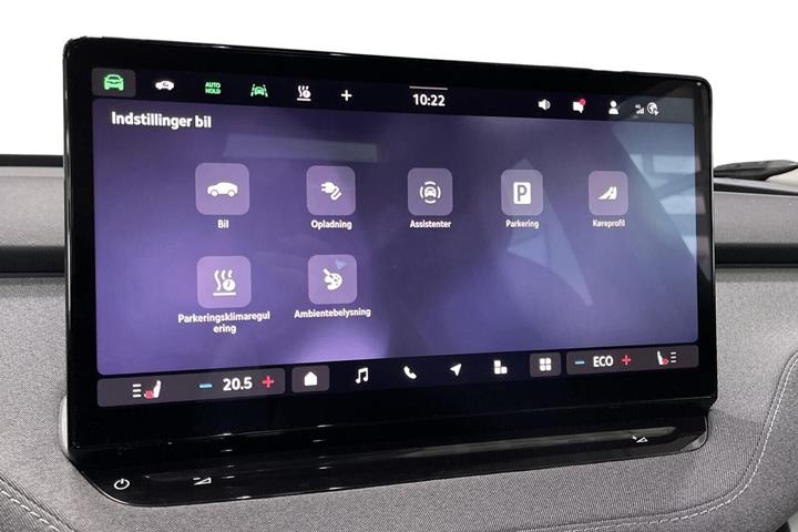 Grå Skoda Enyaq fra 2025