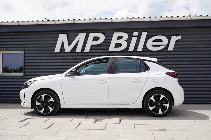 Hvid Opel Corsa-e fra 2024