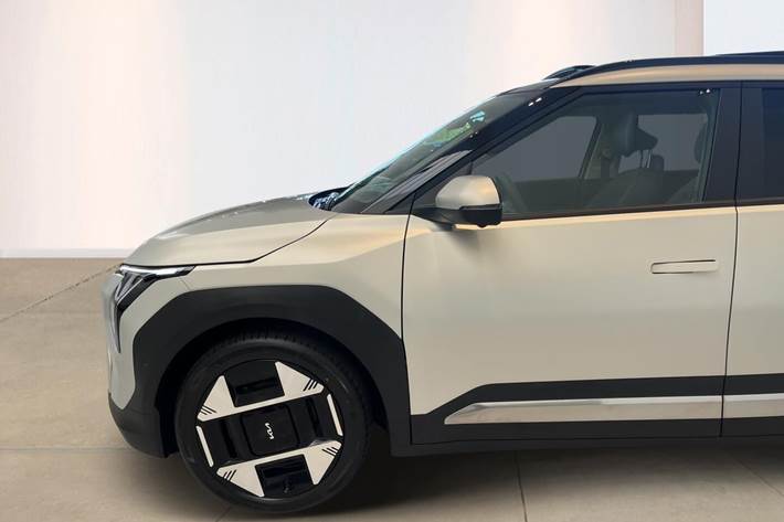 Grå Kia EV3 fra 2026