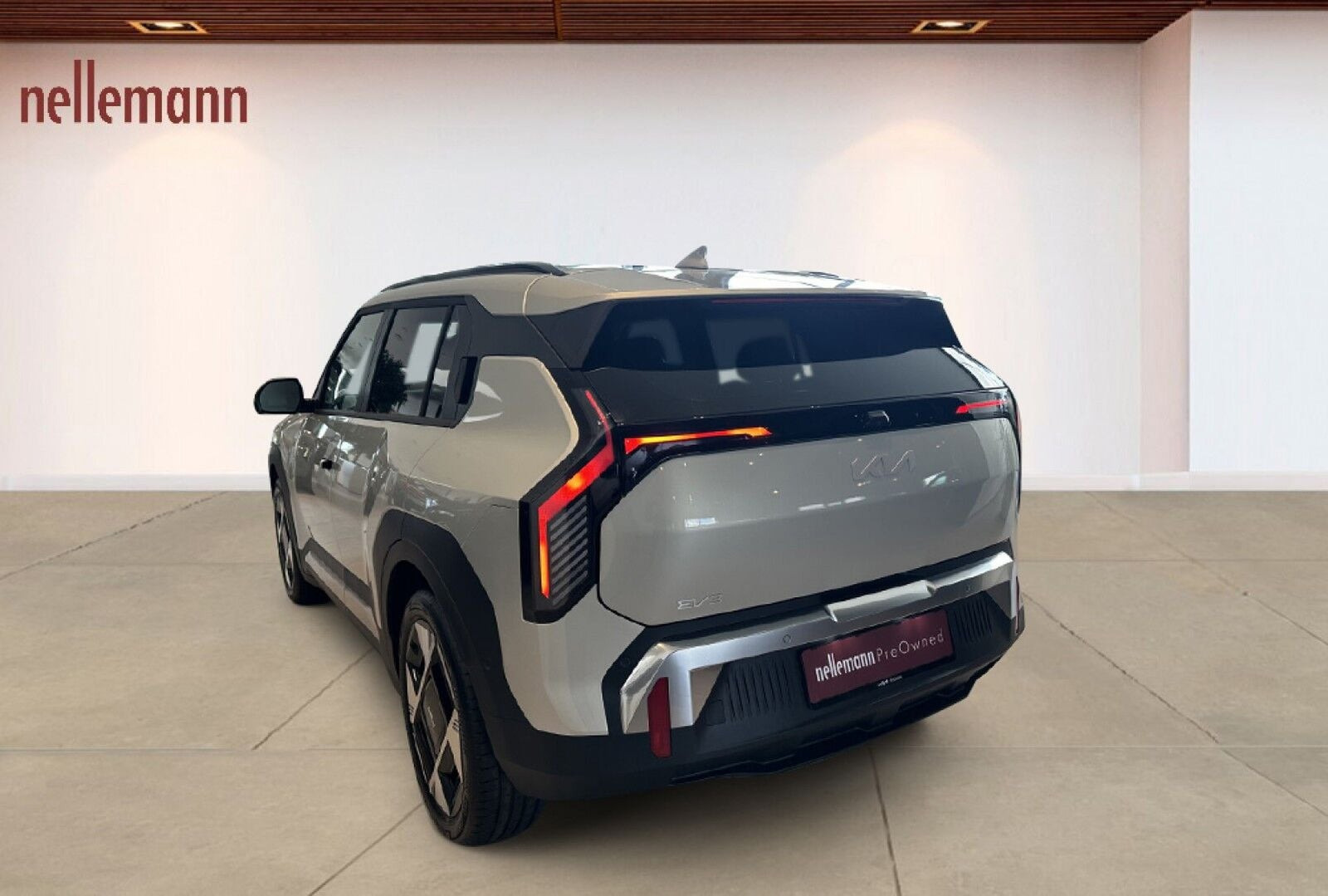 Sølv Kia EV3 fra 2026
