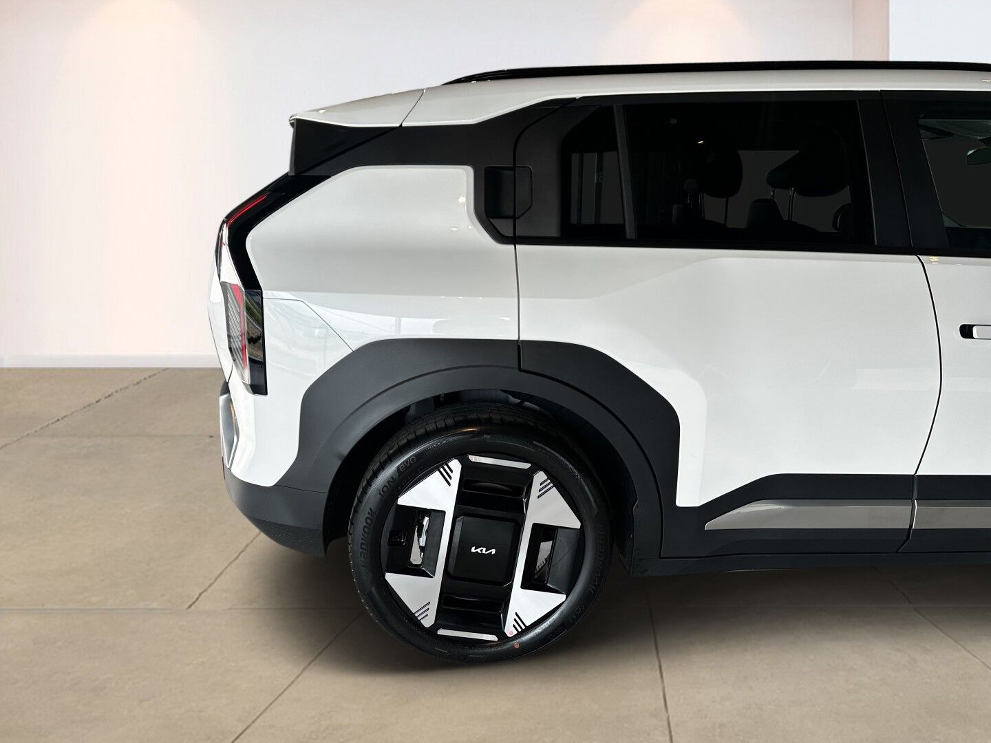 Hvid Kia EV3 fra 2026