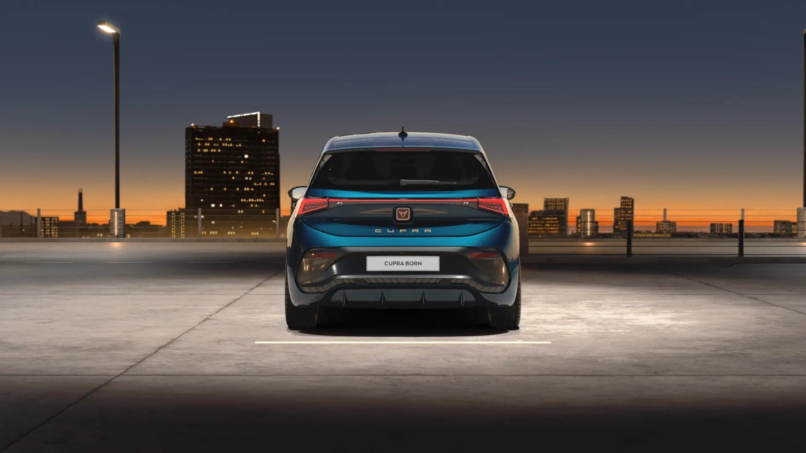 Blå Cupra Born fra 2022