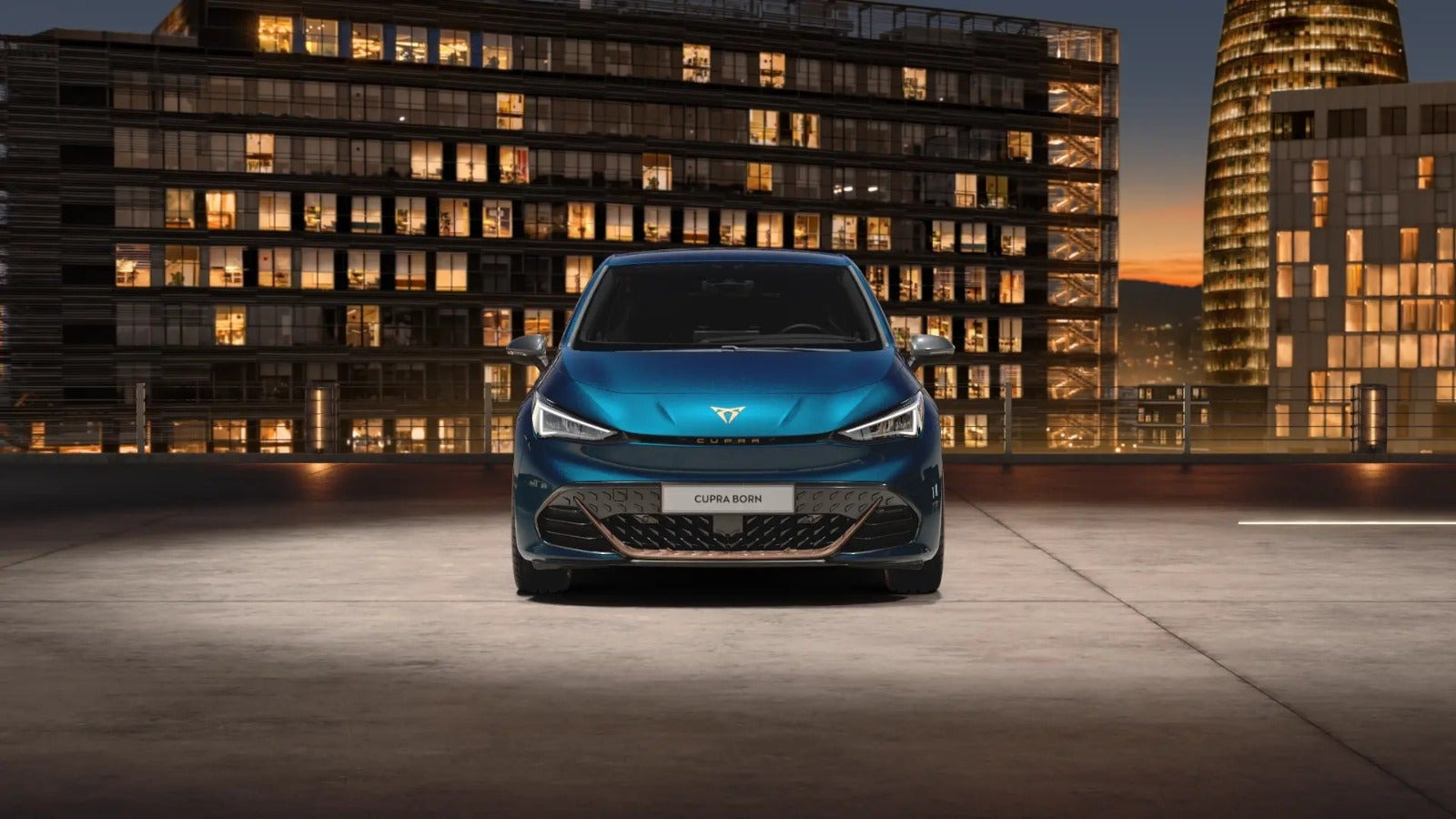 Blå Cupra Born fra 2022