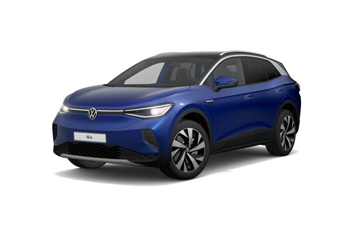Blå VW ID.4 fra 2022
