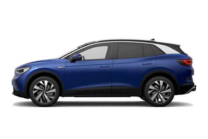 Blå VW ID.4 fra 2022