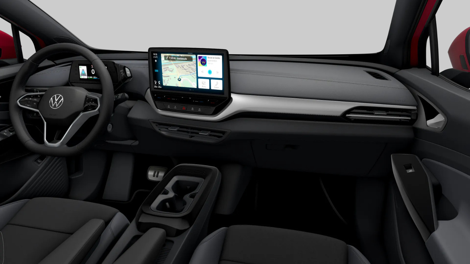 Rød VW ID.4 fra 2023