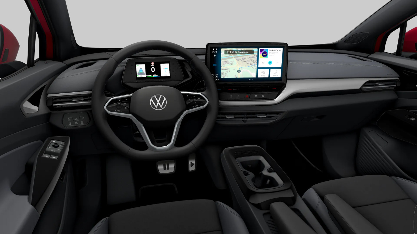 Rød VW ID.4 fra 2023