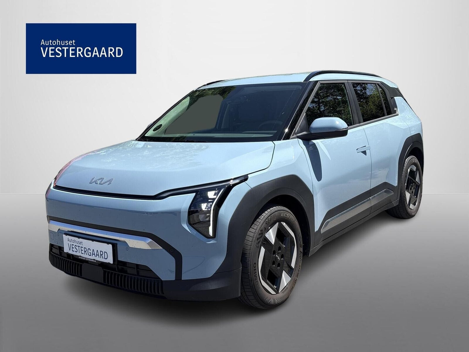 Blå Kia EV3 fra 2025