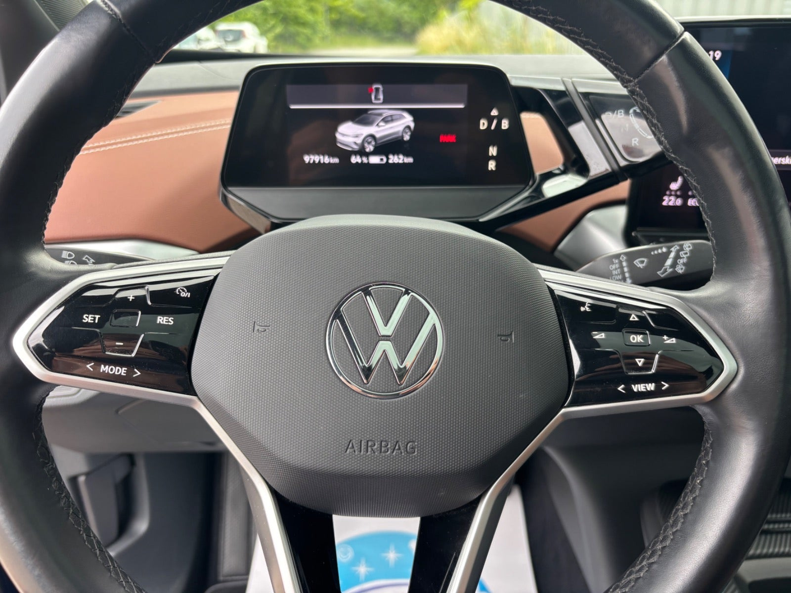 Blå VW ID.4 fra 2022