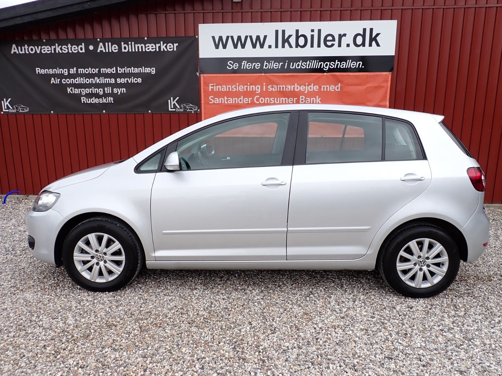 Sølv VW Golf Plus fra 2014