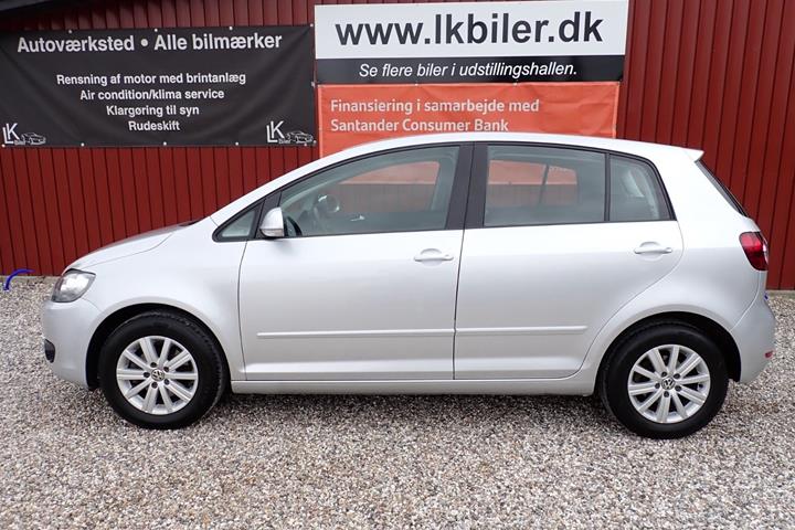 Sølv VW Golf Plus fra 2014