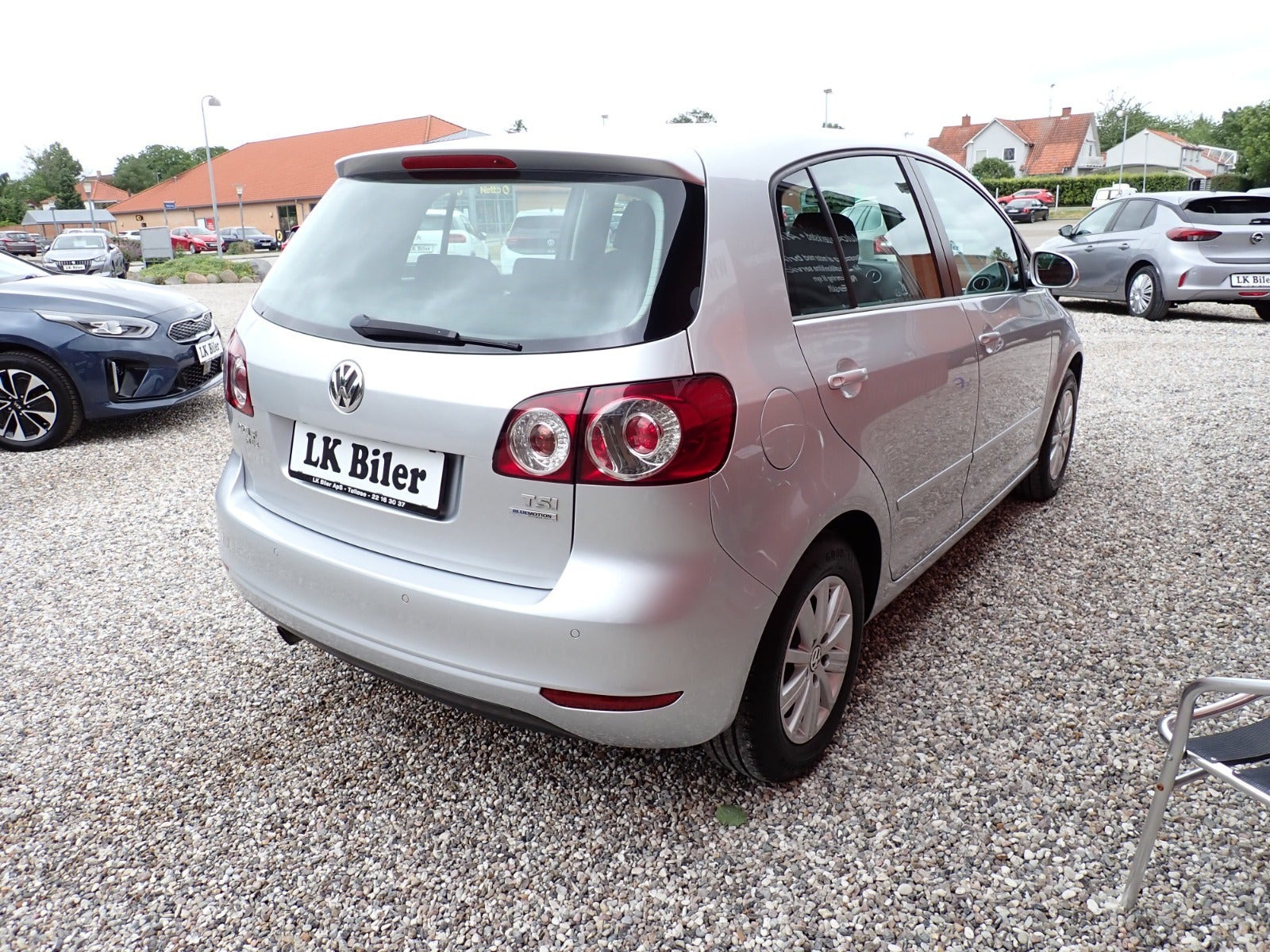 Sølv VW Golf Plus fra 2014