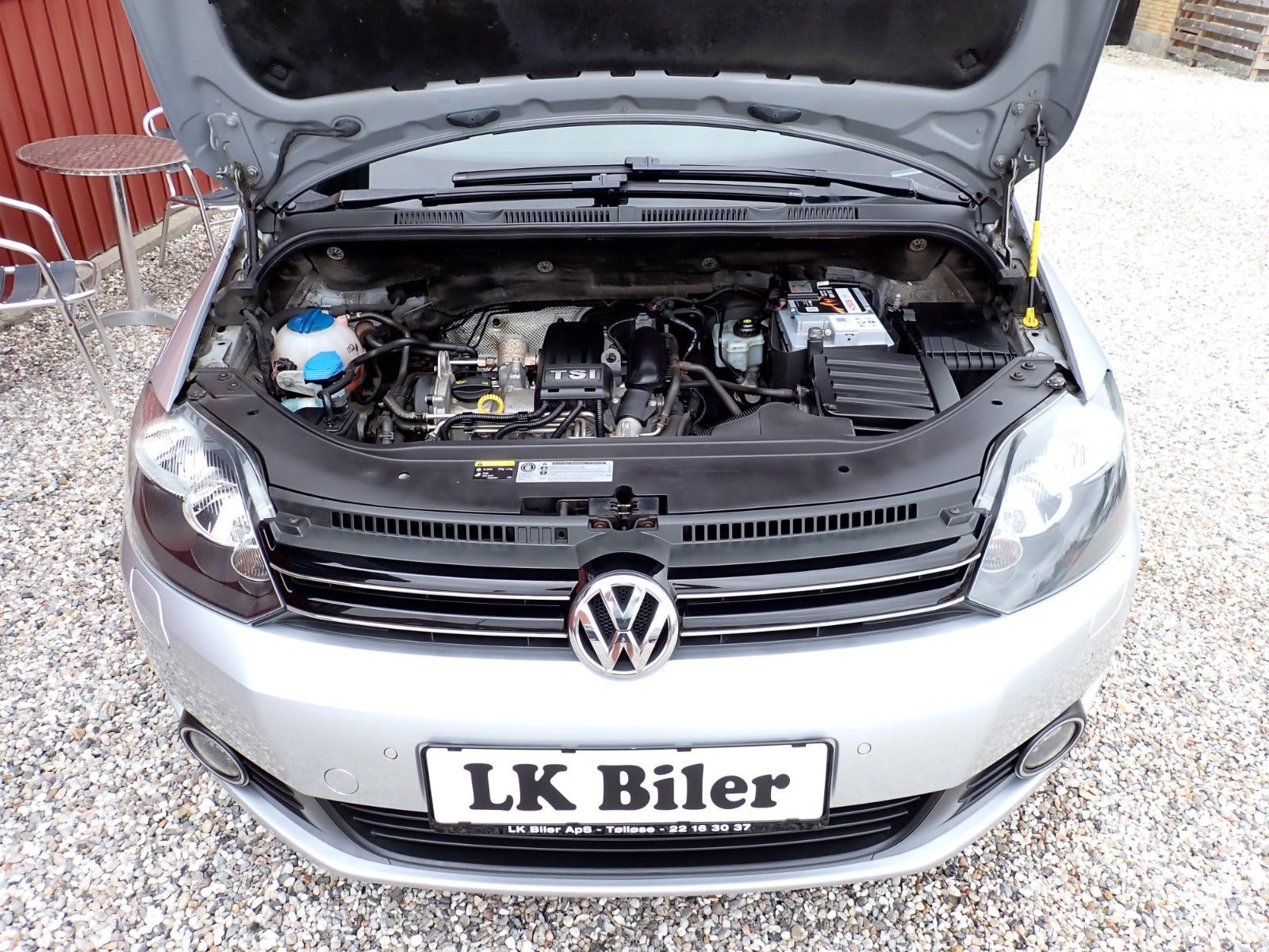Sølv VW Golf Plus fra 2014