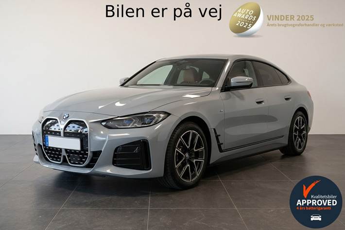 Grå BMW i4 fra 2023