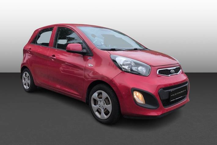 Rød Kia Picanto fra 2014