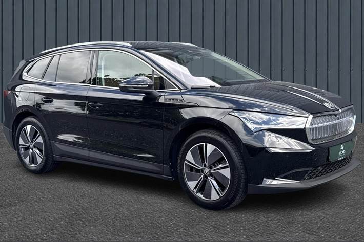 Sort Skoda Enyaq fra 2025