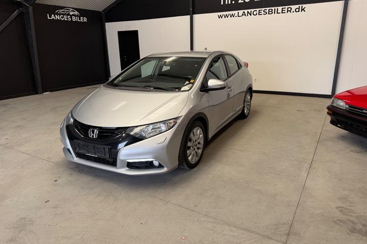 Sølv Honda Civic fra 2014