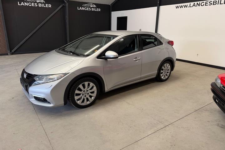 Sølv Honda Civic fra 2014
