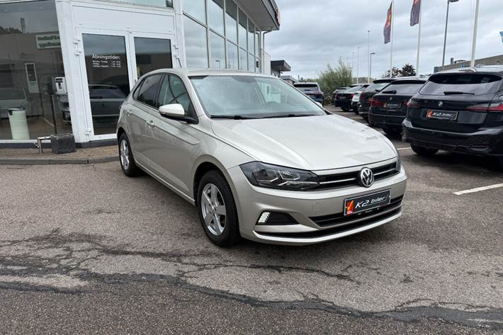 Orange VW Polo fra 2019