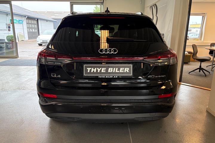 Sort Audi Q4 e-tron fra 2023