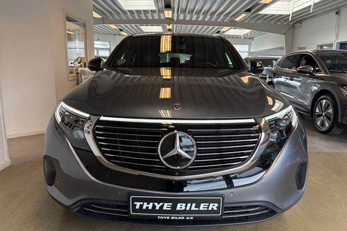 Grå Mercedes EQC400 fra 2020