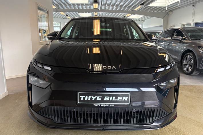 Sort Skoda Enyaq fra 2026