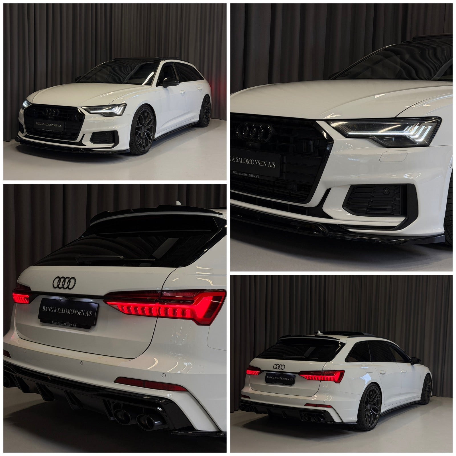 Hvid Audi A6 fra 2018