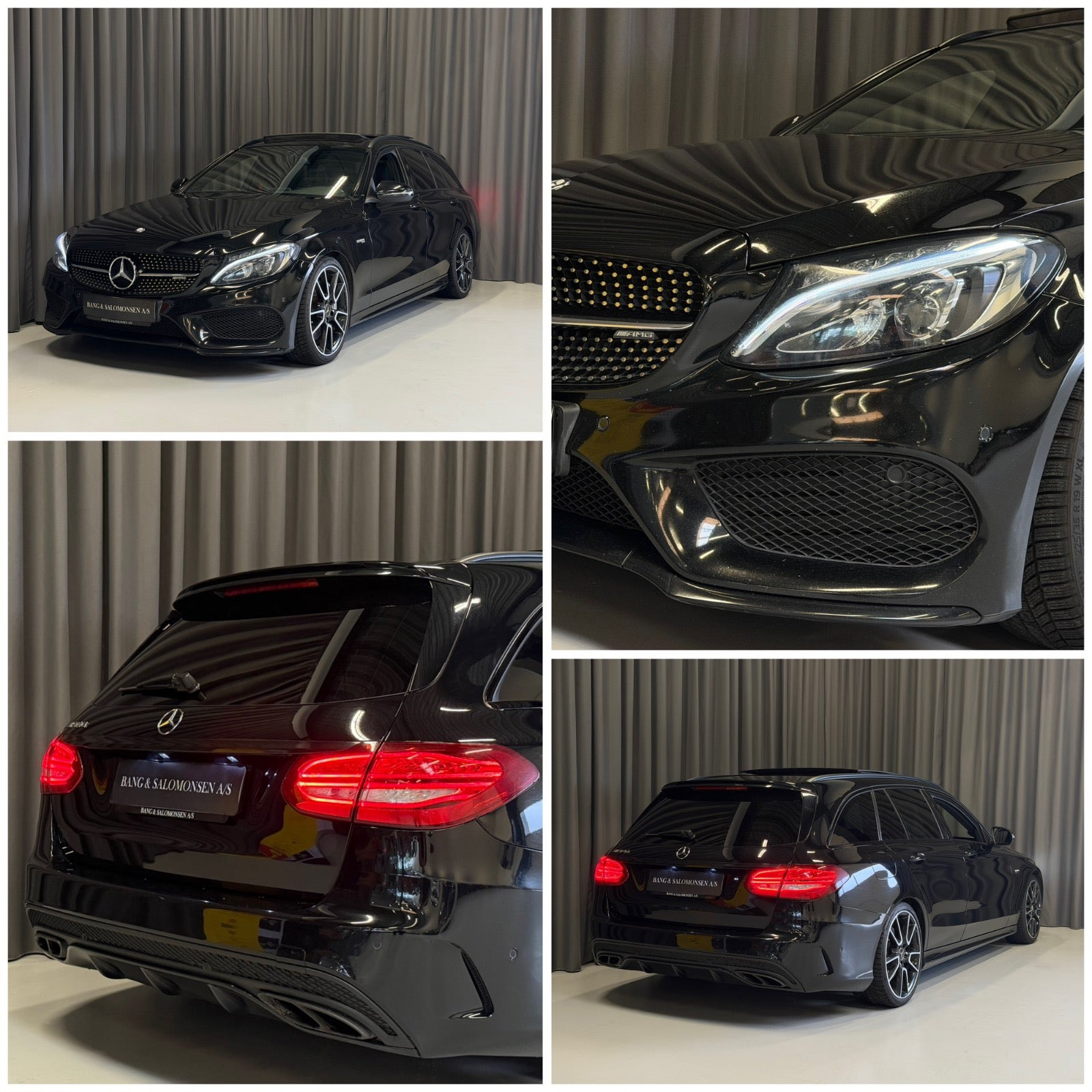 Sort Mercedes C43 fra 2016