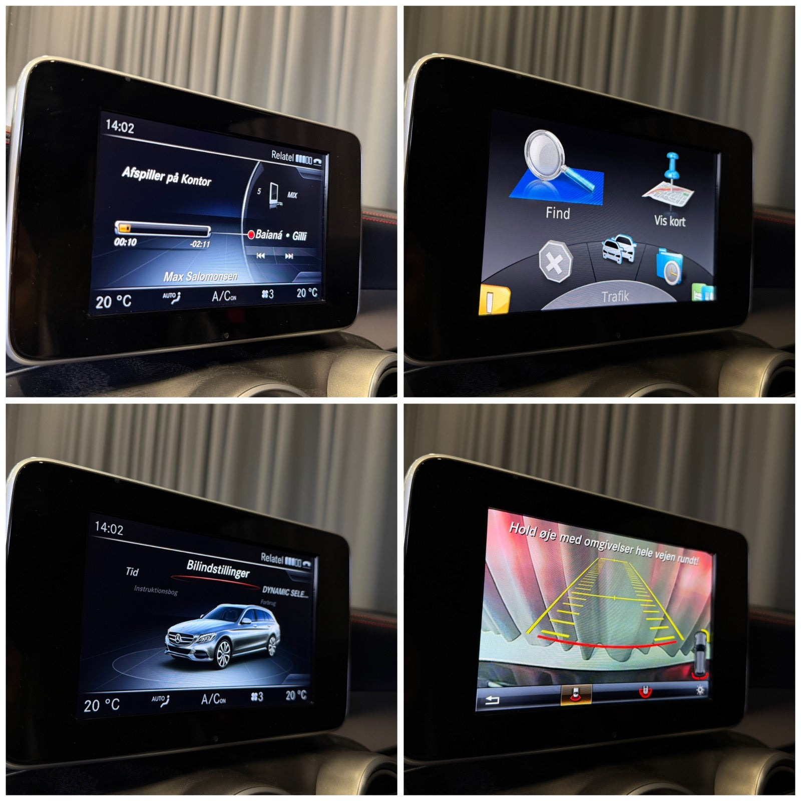 Sort Mercedes C43 fra 2016