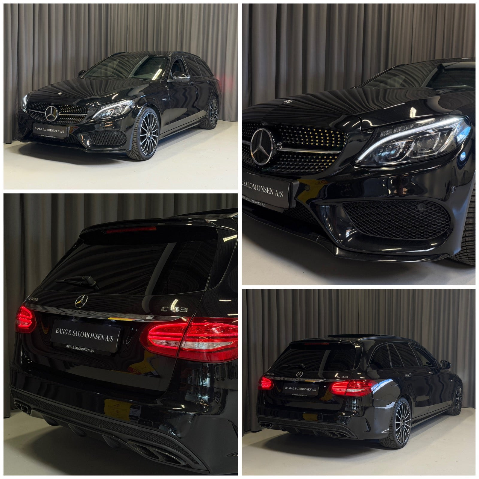 Sort Mercedes C43 fra 2017