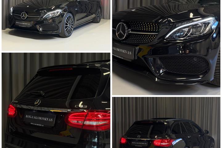 Sort Mercedes C43 fra 2017